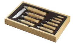 Vitrine 10 Edelstahlmesser